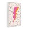 Stupell Industries Pink Dotted Lightning Bolt Framed Giclee Wall Art Design by Nataly White